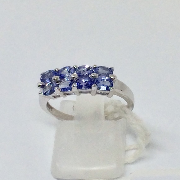 ❤️💯% REAL STERLING SILVER TANZANITE RING😍😍 - Picture 5 of 8